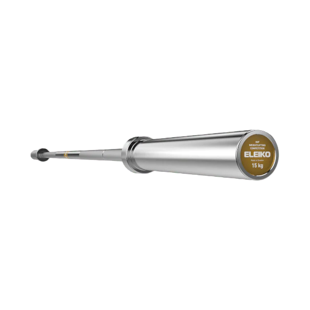 ELEIKO IWF WEIGHTLIFTING COMPETITION BAR - 15 KG - Image 4