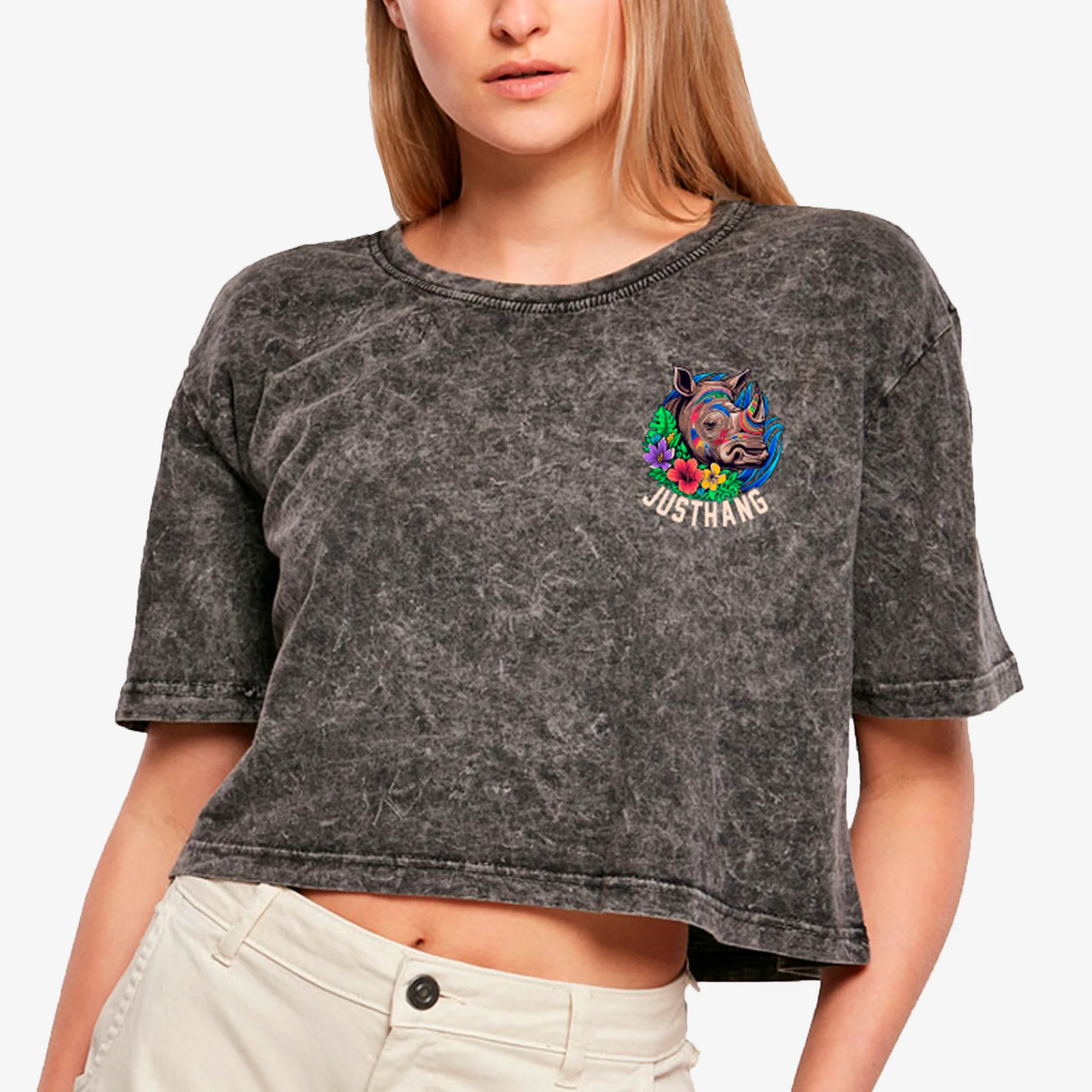 JUSTHANG OVERSIZE CROP TOP - Image 3