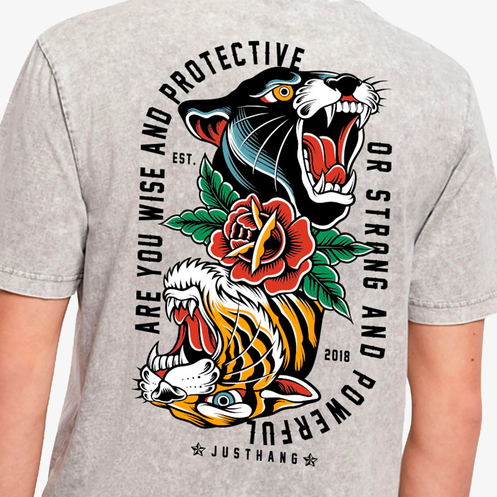 JUSTHANG OVERSIZE MEN'S T-SHIRT - Image 4