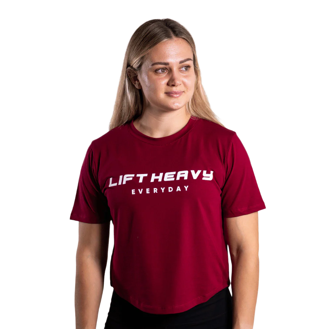Lift Heavy Rounded Cropped T-Shirt