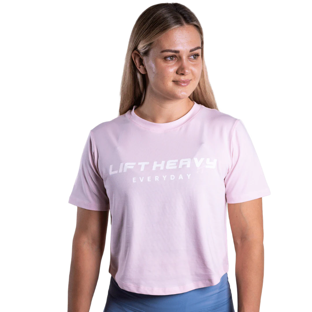 Lift Heavy Rounded Cropped T-Shirt