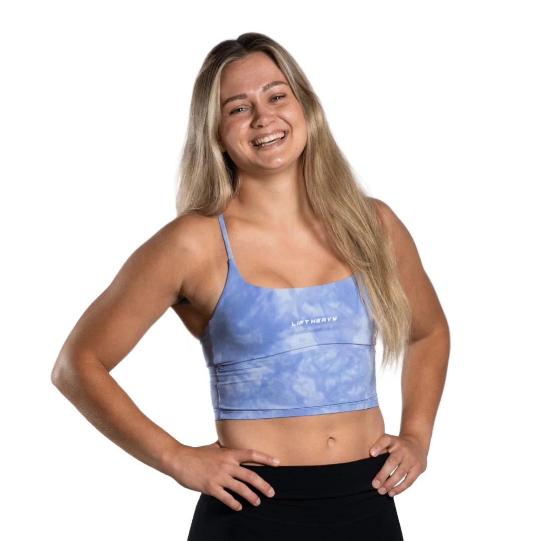 LIFT HEAVY TIE DYE BRA - MEDIUM IMPACT