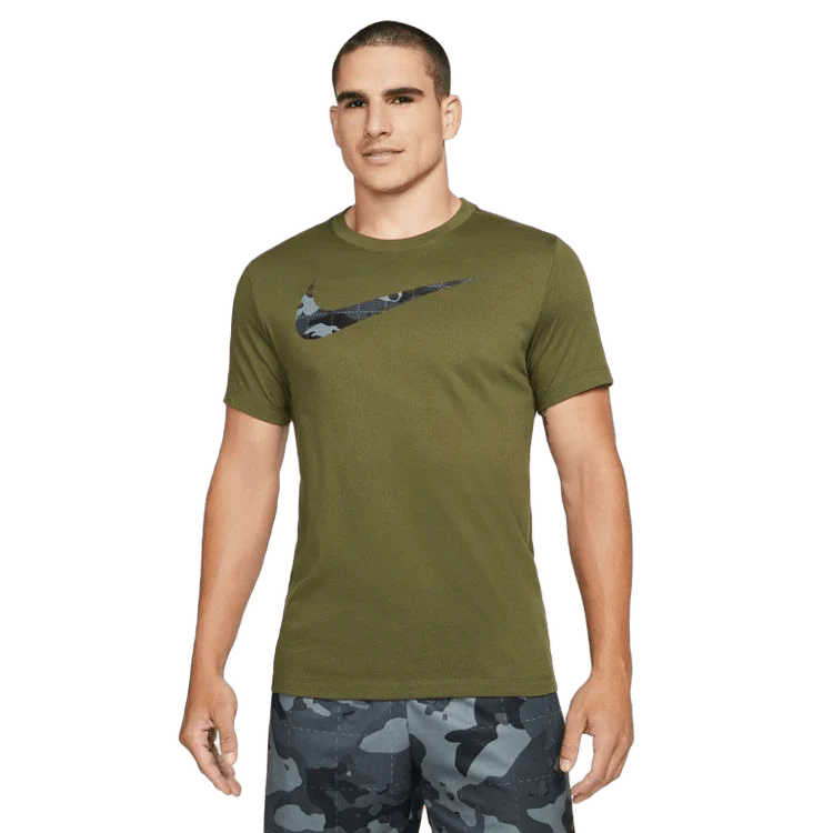 NIKE DRI-FIT CAMO GRAPHIC TEE