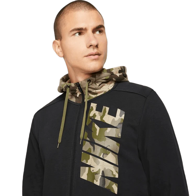 NIKE DRI-FIT FULL-ZIP CAMO HOODIE - Image 5