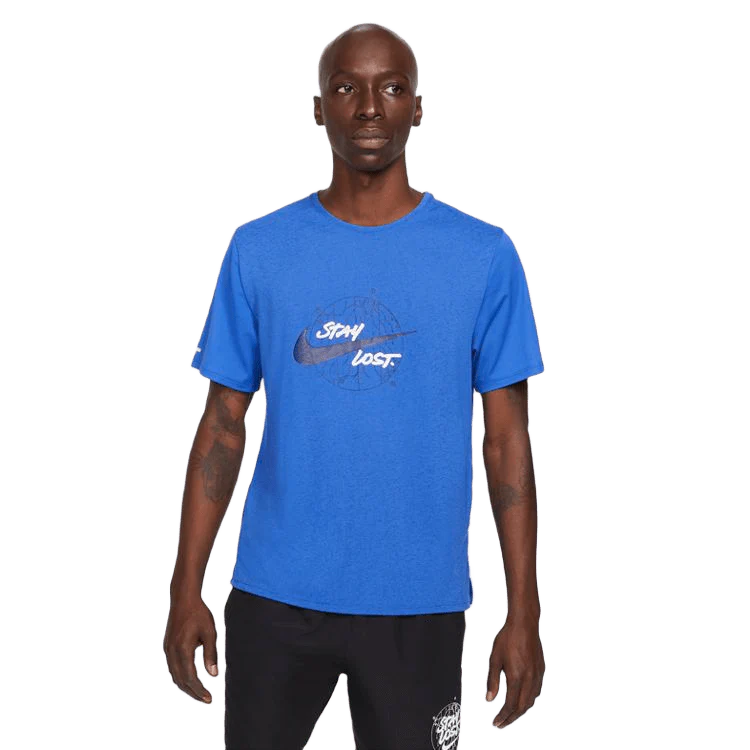 NIKE DRI-FIT MILER WILD RUN T-SHIRT
