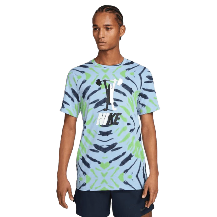 NIKE DRI-FIT PRINTED TRAINING T-SHIRT
