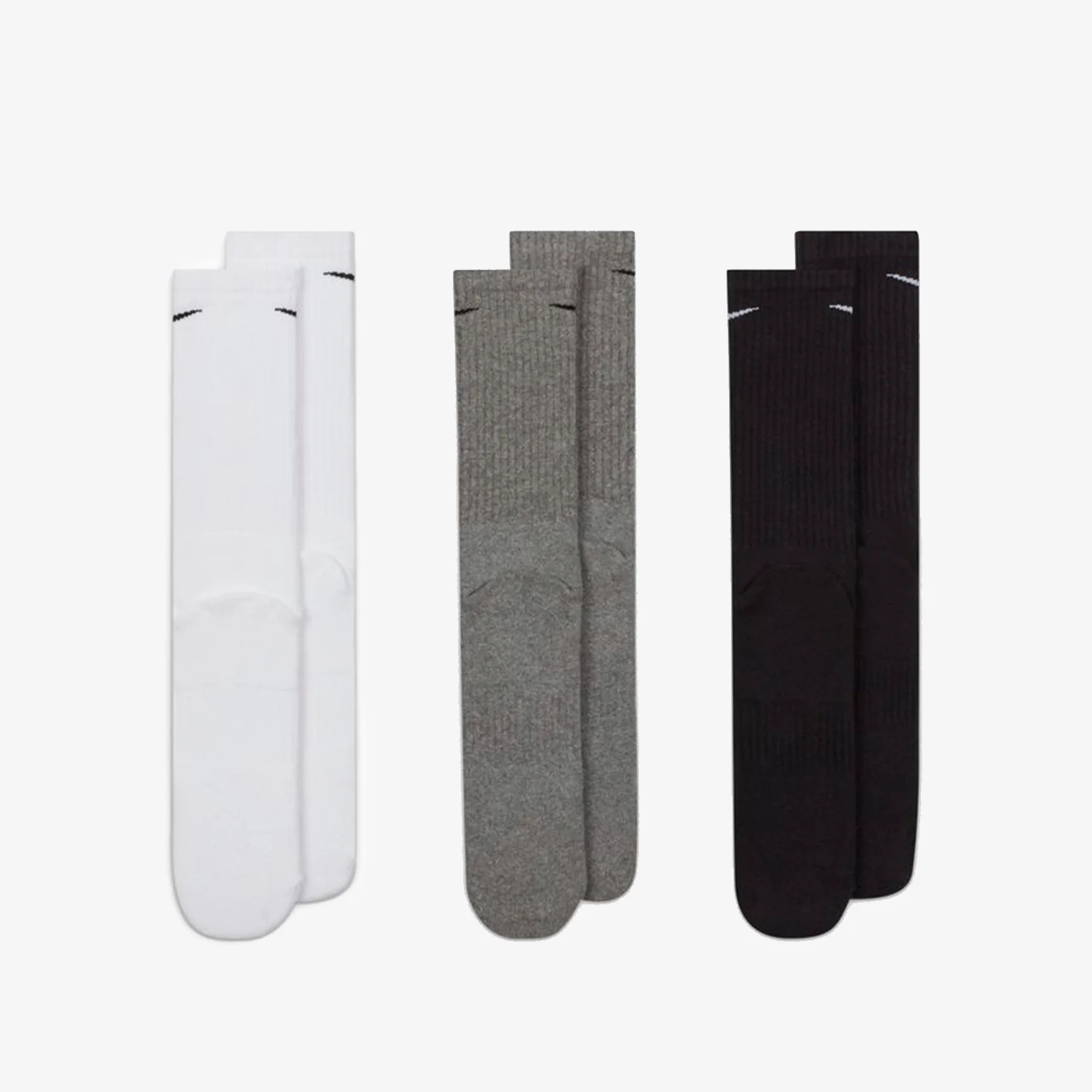 NIKE EVERYDAY CUSH CREW 3PR SOCKS - Image 3