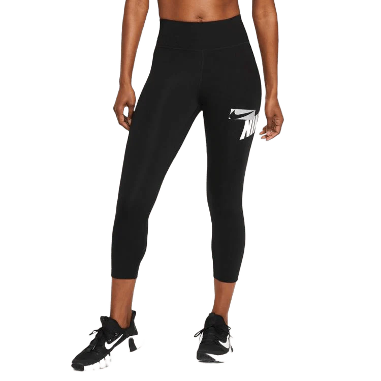 NIKE ONE CROPPED GRAPHIC LEGGINGS