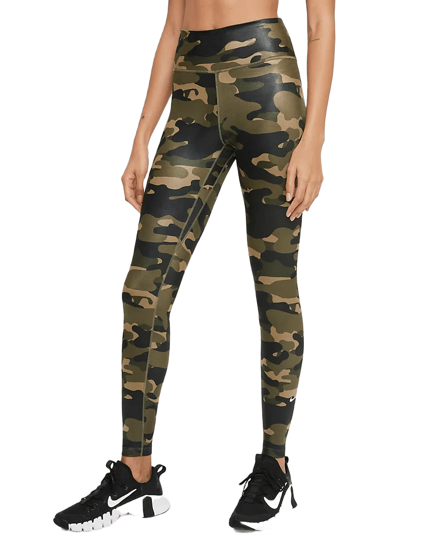 NIKE ONE DRI-FIT CAMO LEGGINGS