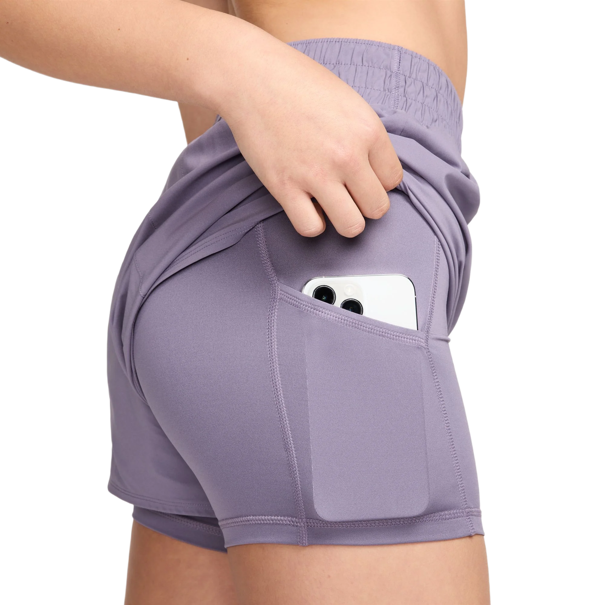 NIKE SHORT 2 IN 1 DRI-FIT HIGH WAIST - WOMEN - Image 3