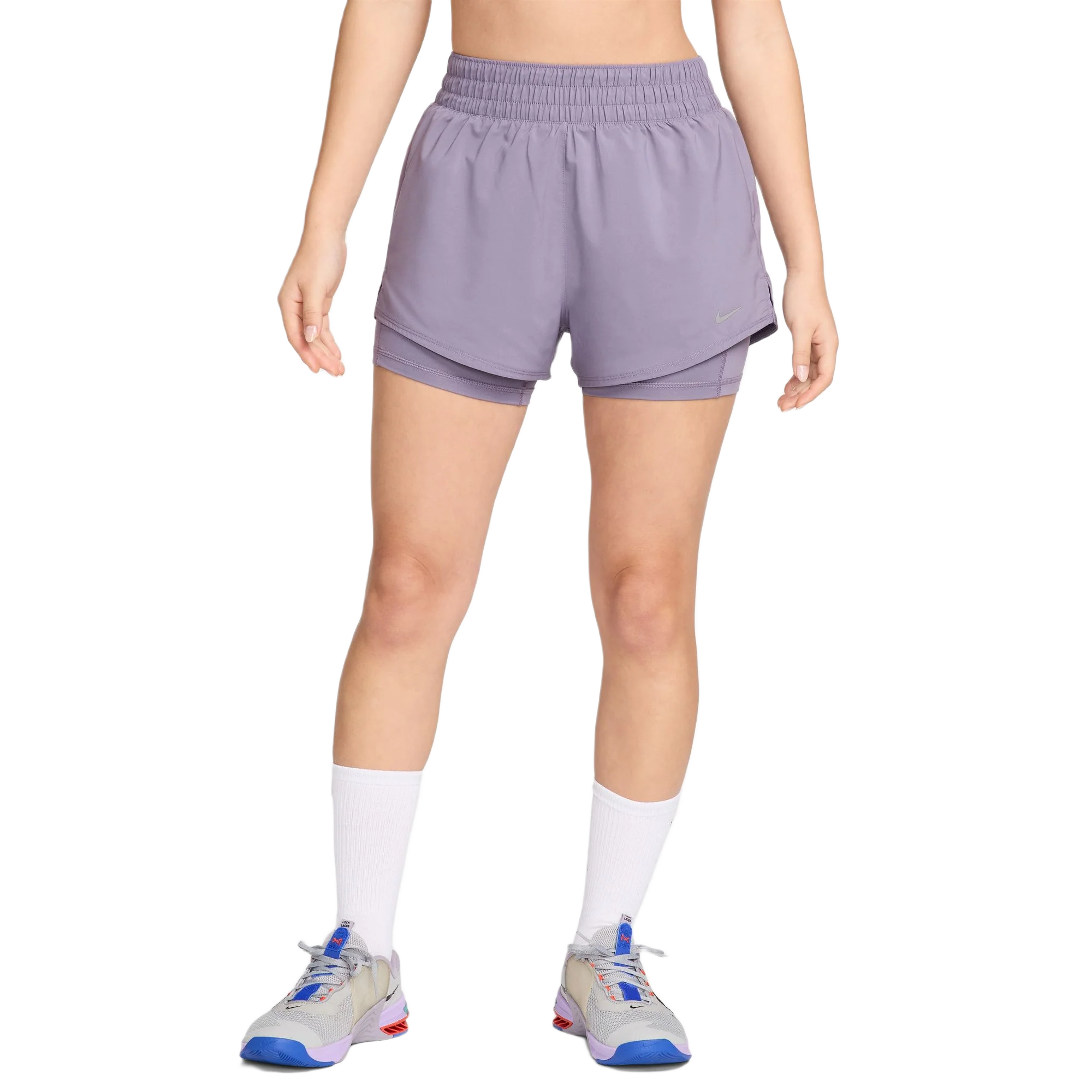 NIKE SHORT 2 IN 1 DRI-FIT HIGH WAIST - WOMEN - Image 4
