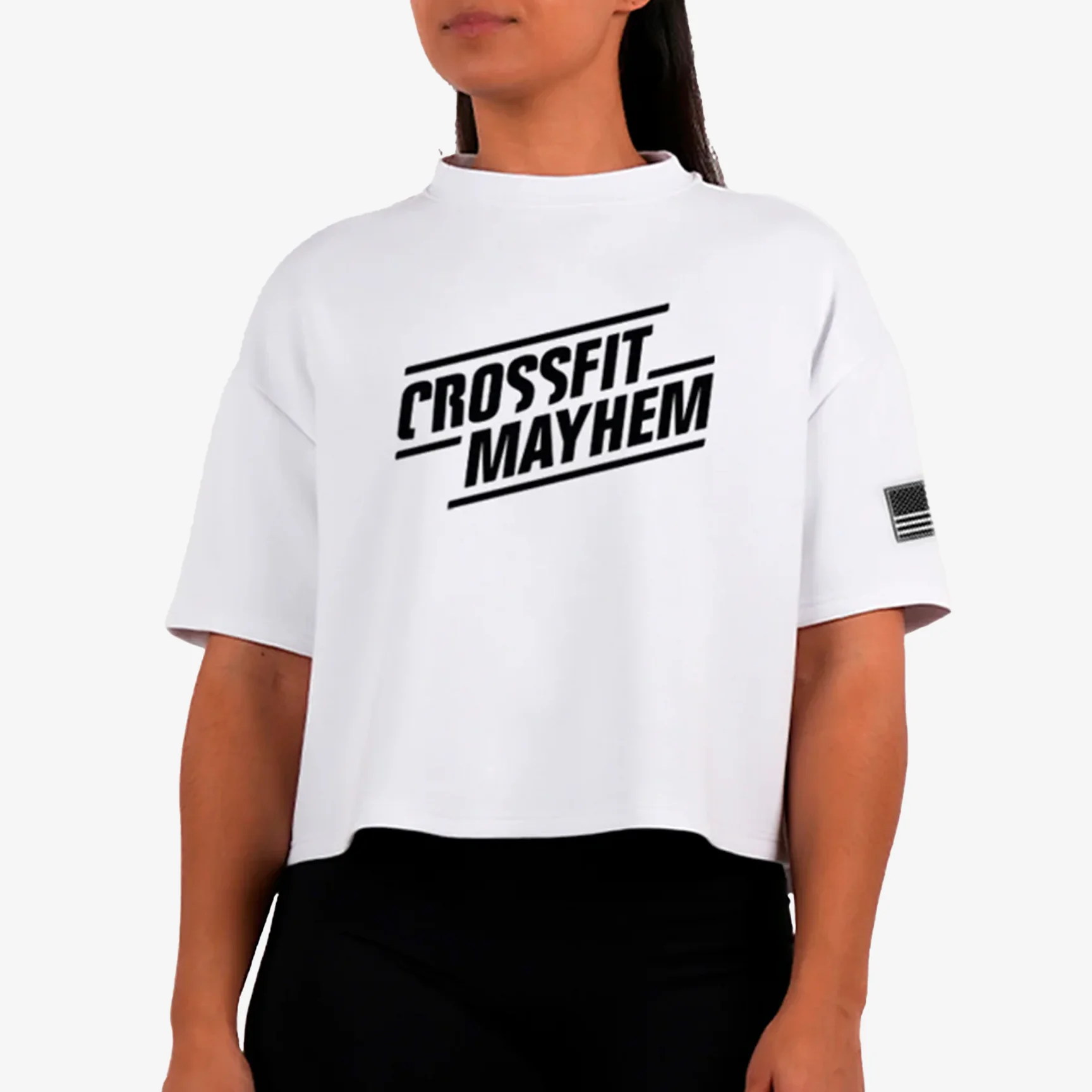 Oversized Crop Top Mayhem - Women - Image 3