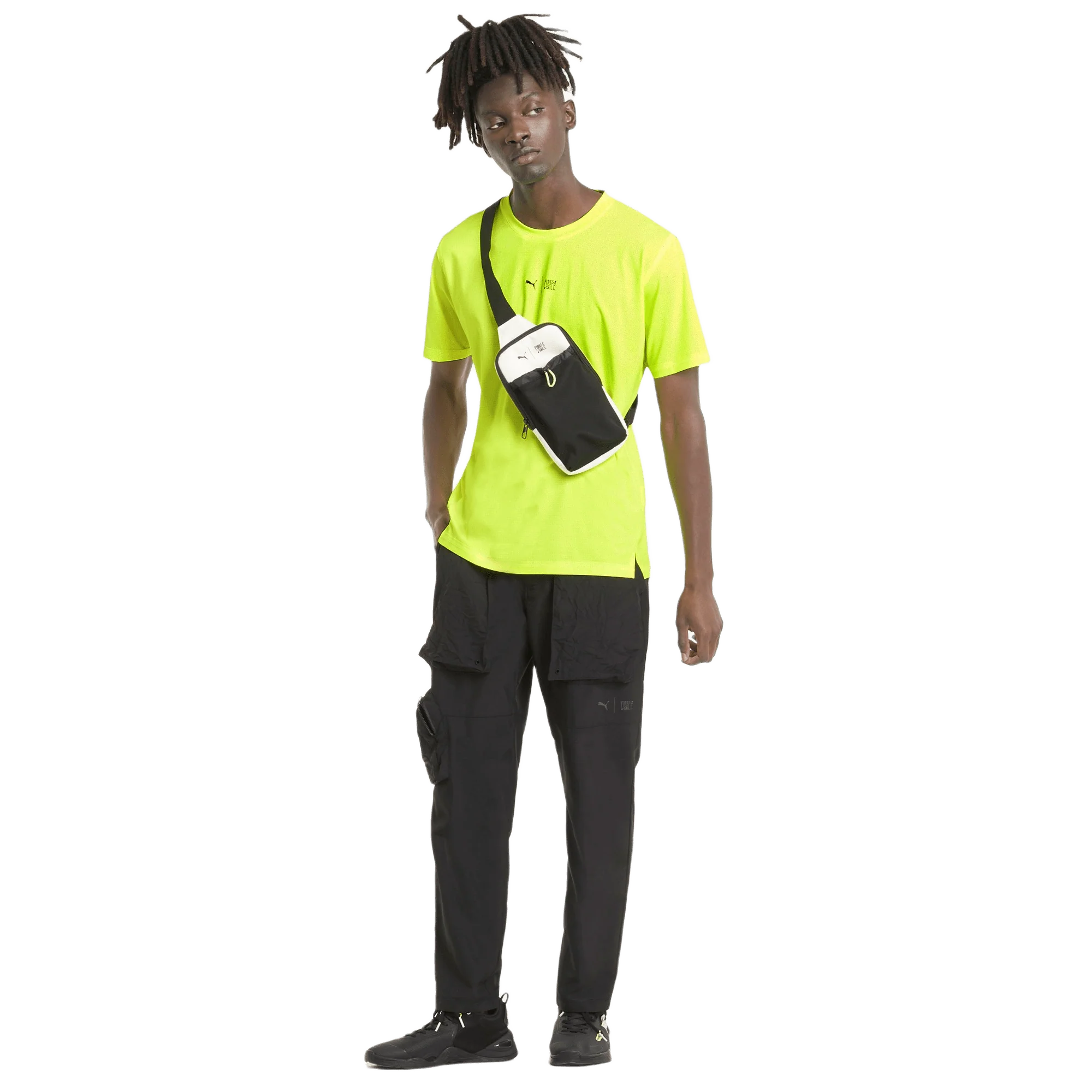 PUMA TRAIN FIRST MILE SS TEE YELLOW ALERT - Image 3