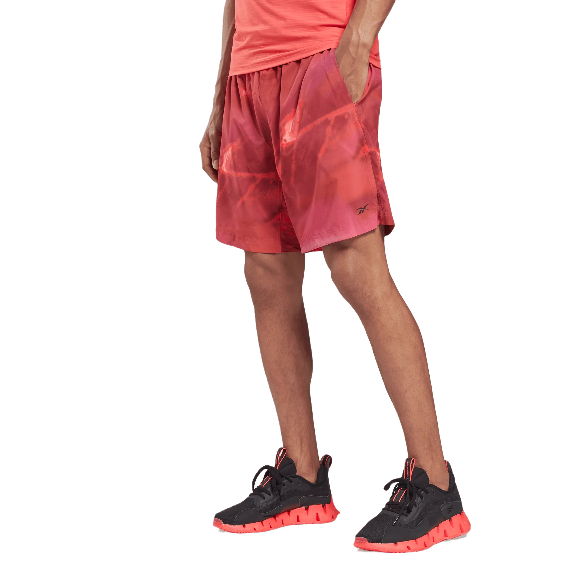 REEBOK AUSTIN ALLOVER PRINT SHORTS