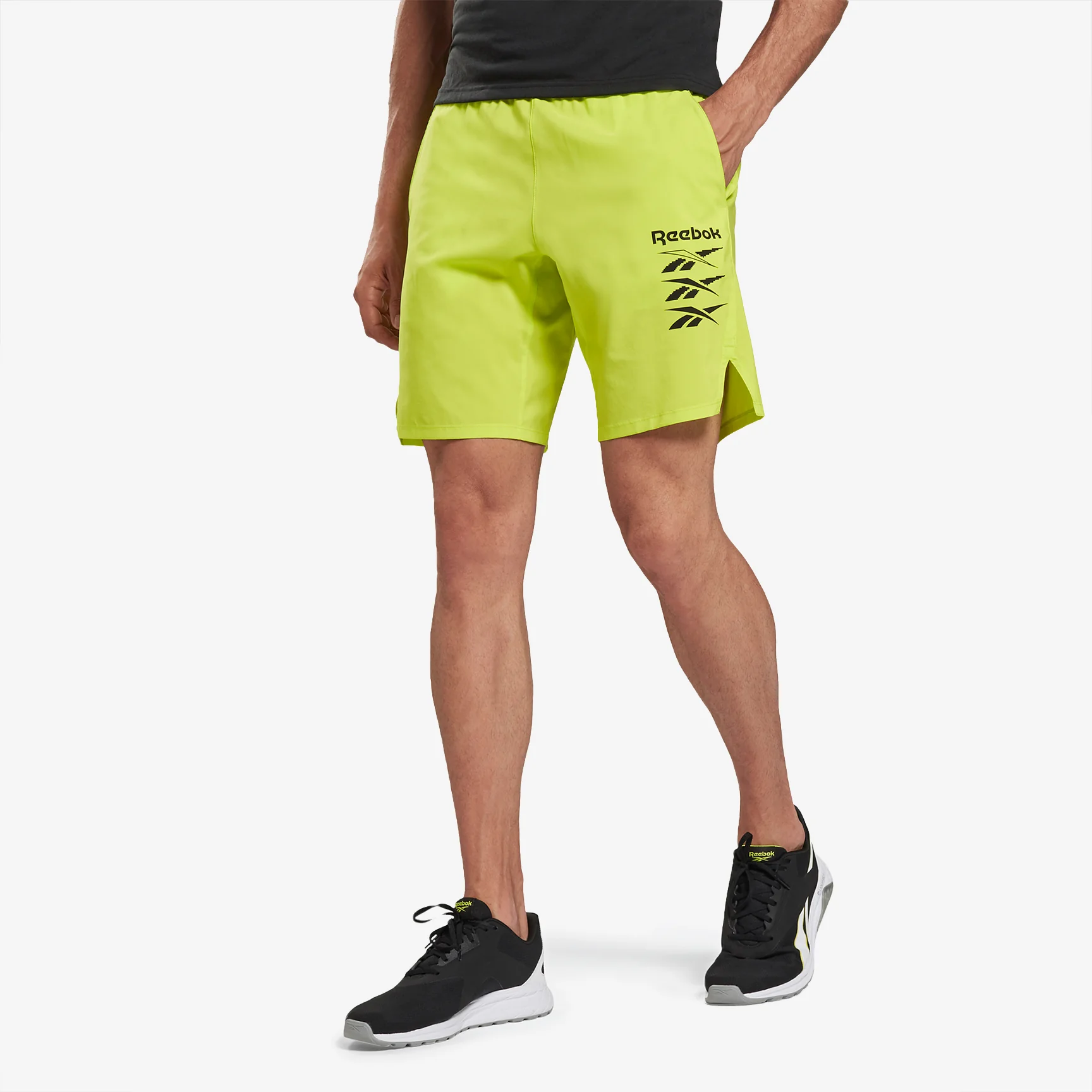 REEBOK EPIC LIGHTWEIGHT GRAPHIC SHORTS