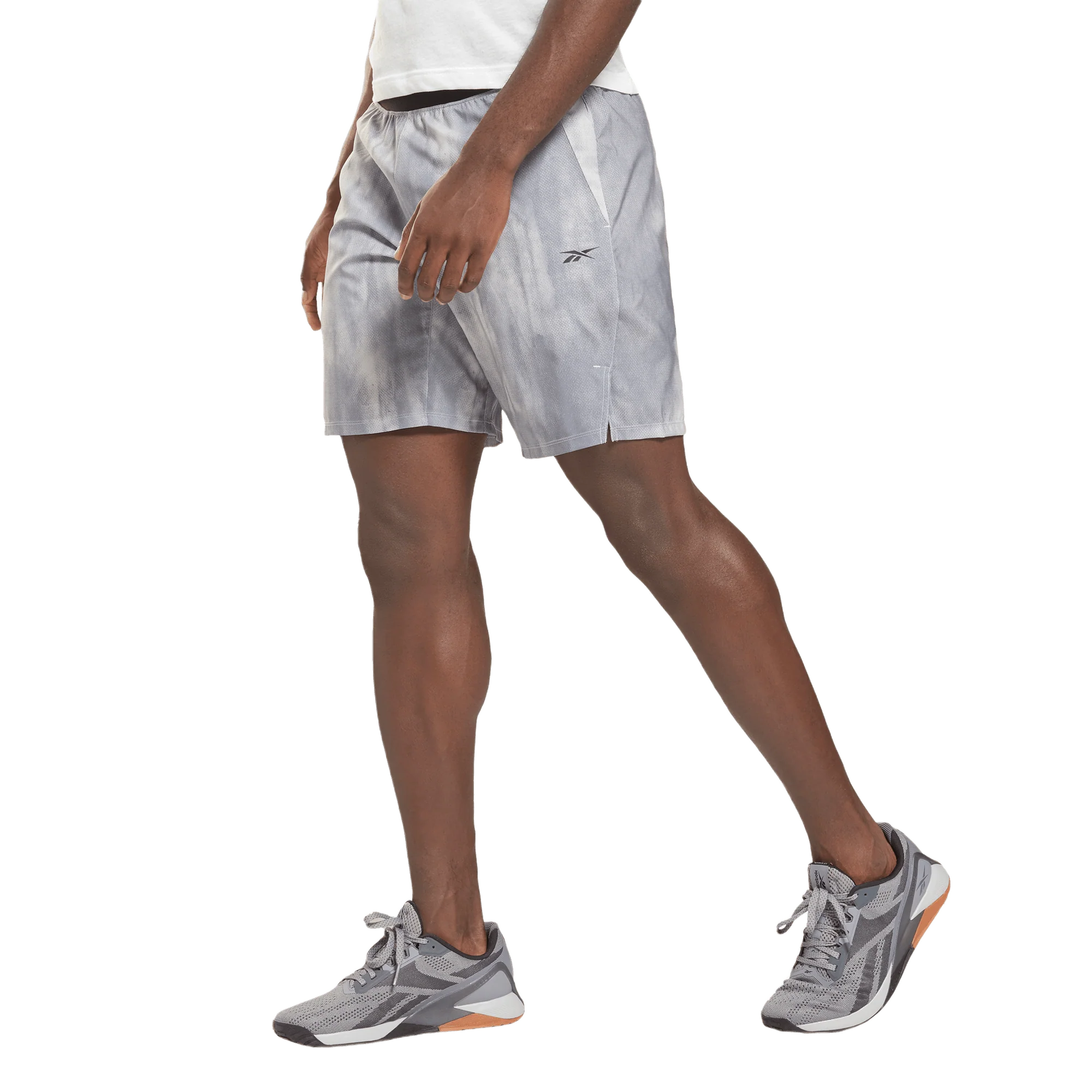 REEBOK EPIC LIGHTWEIGHT PRINTED TRAINING SHORTS