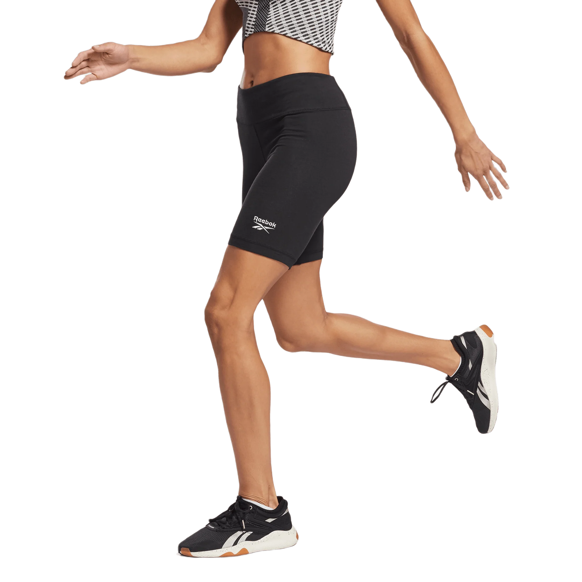 REEBOK IDENTITY FITTED LOGO SHORTS