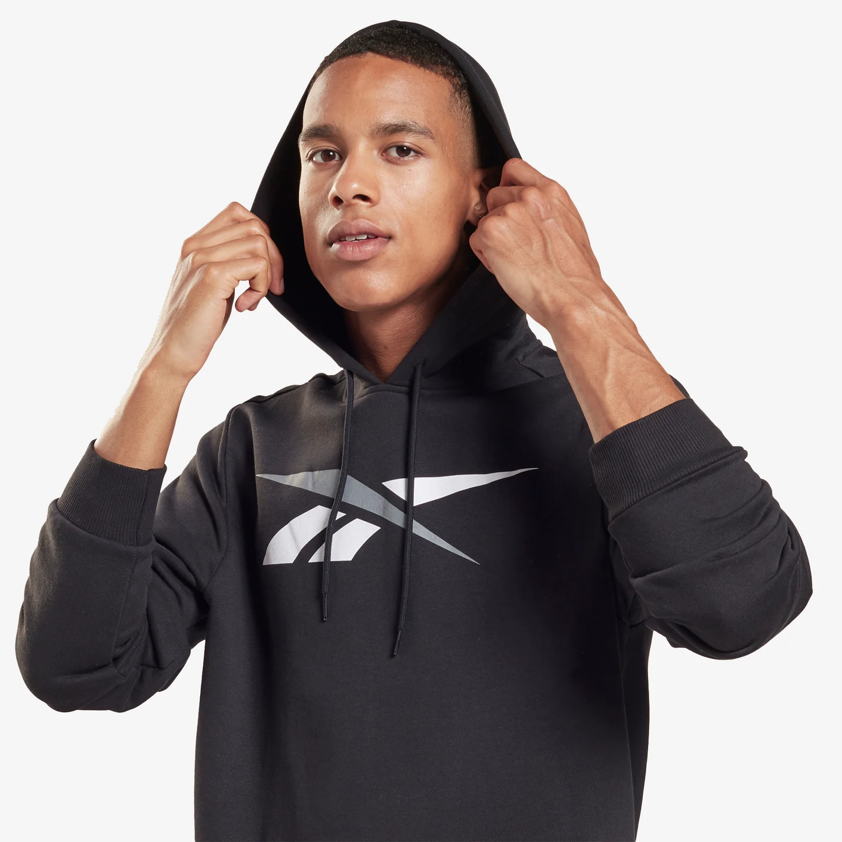 REEBOK TRAINING ESSENTIALS BIG LOGO HOODIE - Image 3