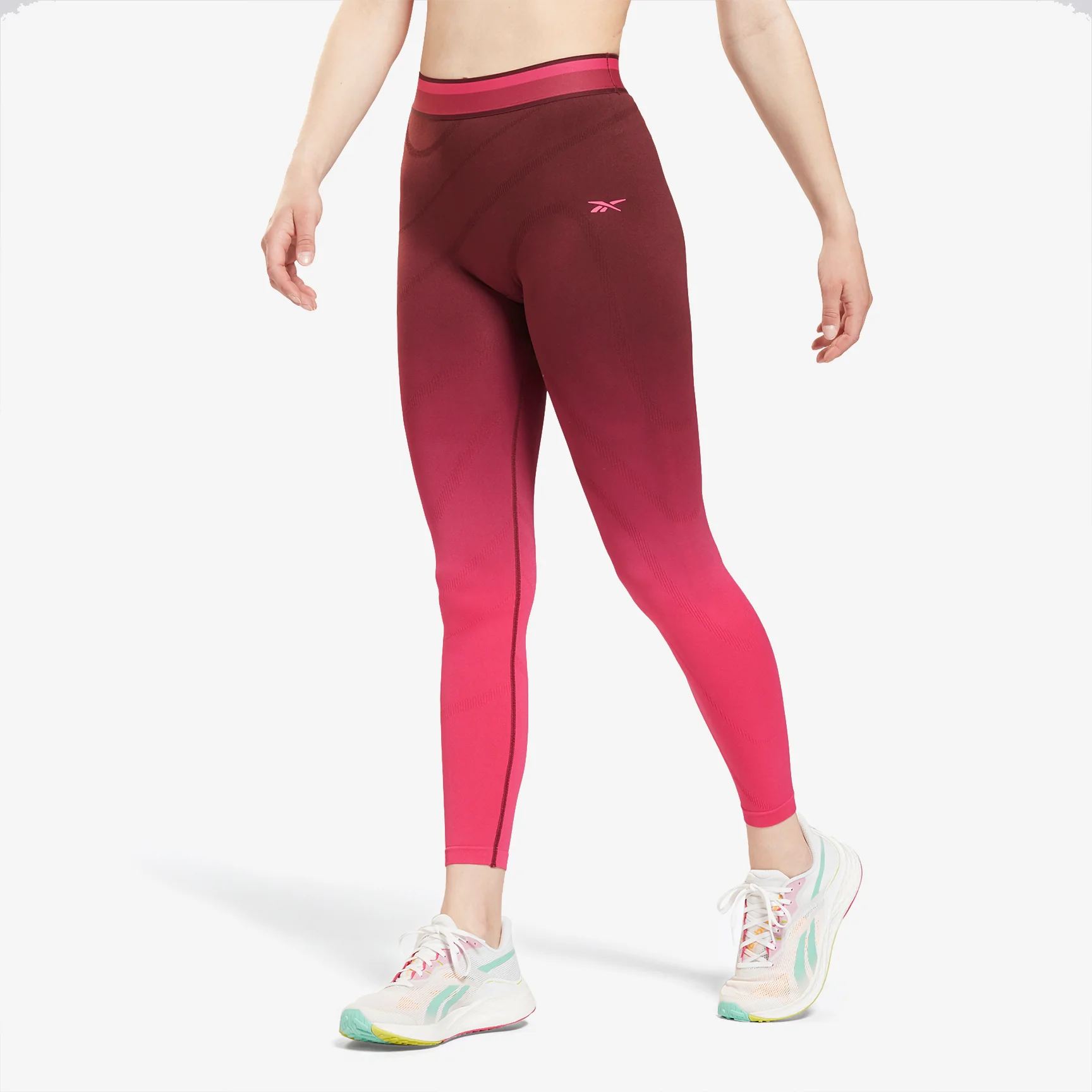 REEBOK UNITED BY FITNESS SEAMLESS HIGH RISE LEGGINGS