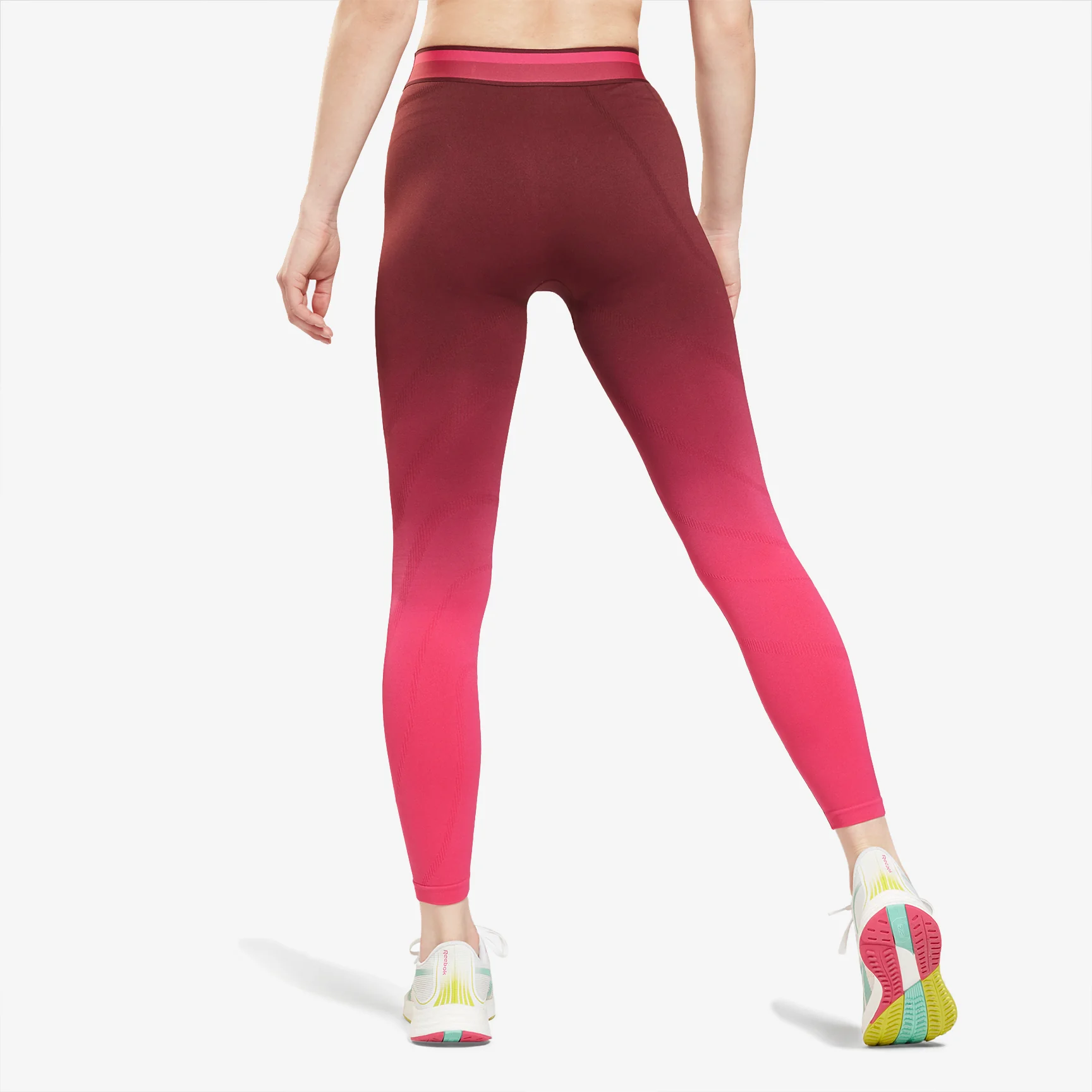 REEBOK UNITED BY FITNESS SEAMLESS HIGH RISE LEGGINGS - Image 2