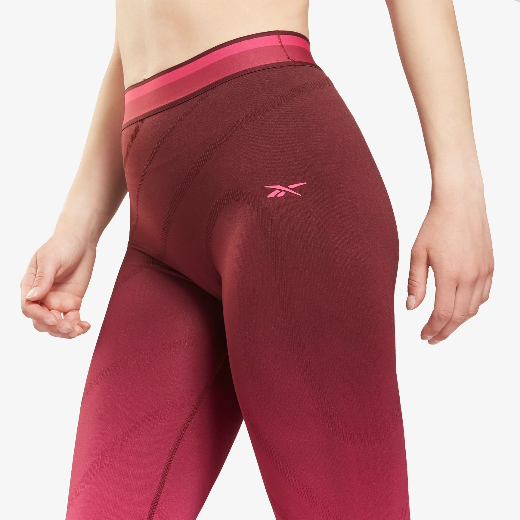 REEBOK UNITED BY FITNESS SEAMLESS HIGH RISE LEGGINGS - Image 4