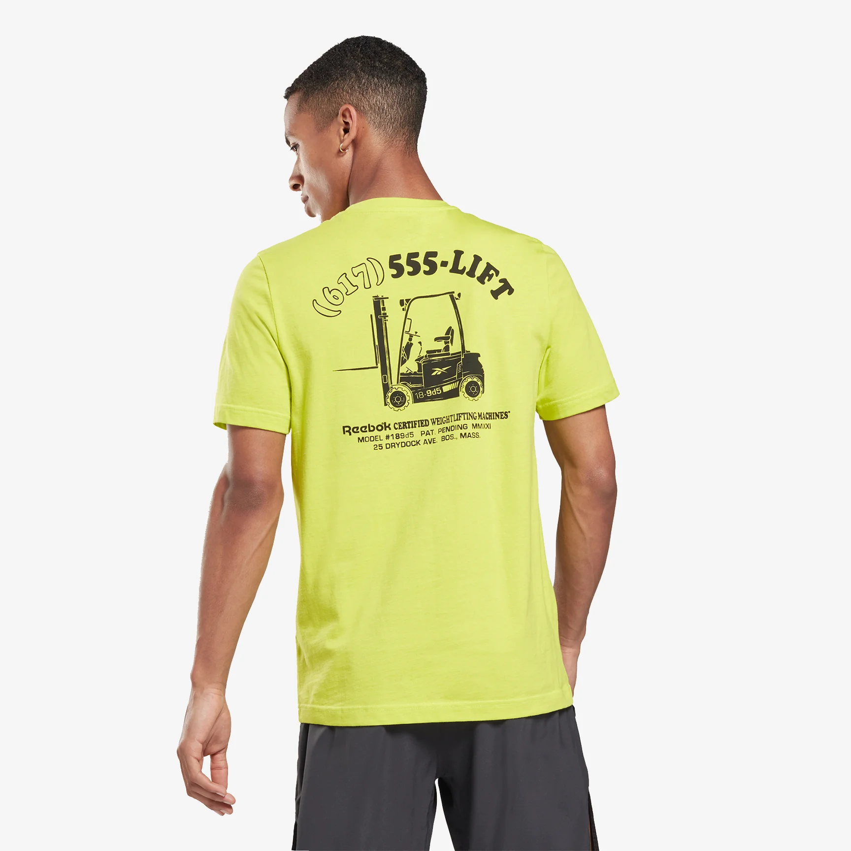 REEBOK WEIGHTLIFTING NOVELTY GRAPHIC T-SHIRT