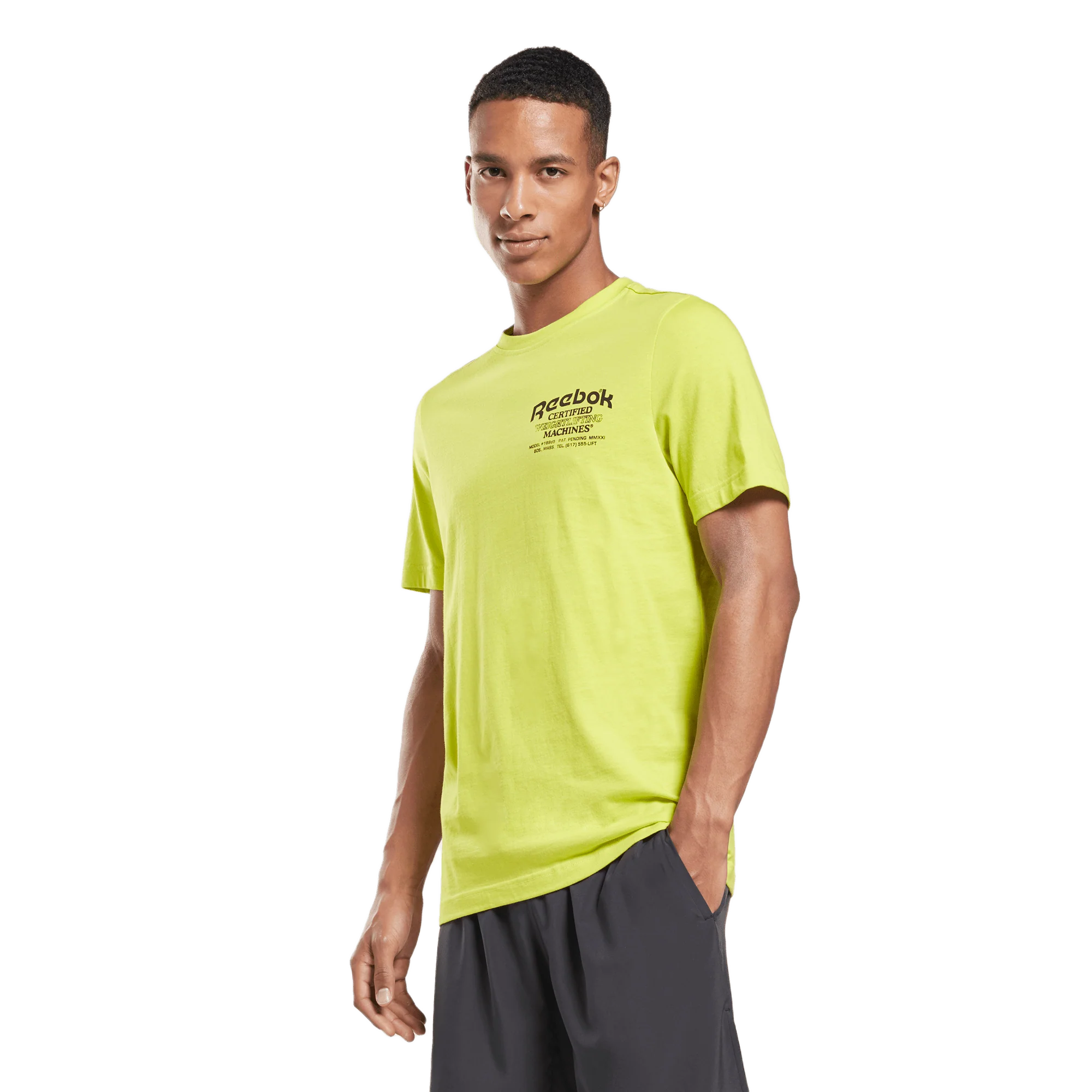 REEBOK WEIGHTLIFTING NOVELTY GRAPHIC T-SHIRT - Image 2