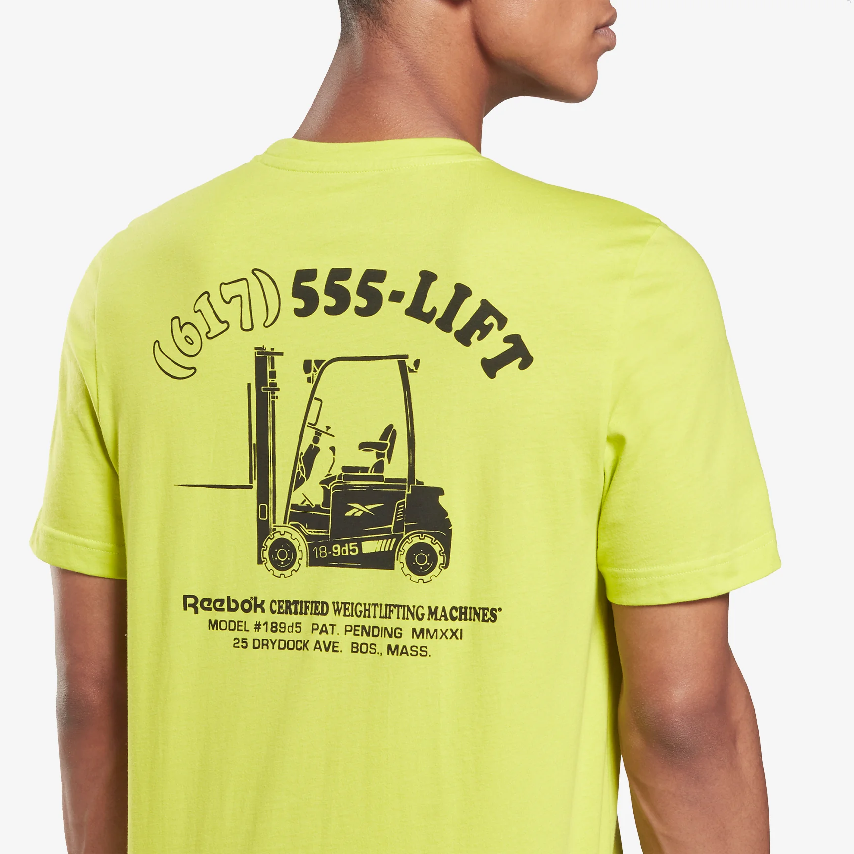 REEBOK WEIGHTLIFTING NOVELTY GRAPHIC T-SHIRT - Image 4