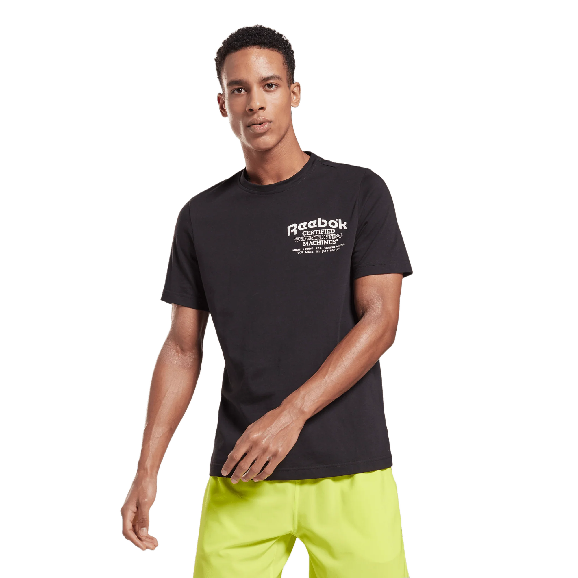 REEBOK WEIGHTLIFTING NOVELTY GRAPHIC T-SHIRT - Image 2