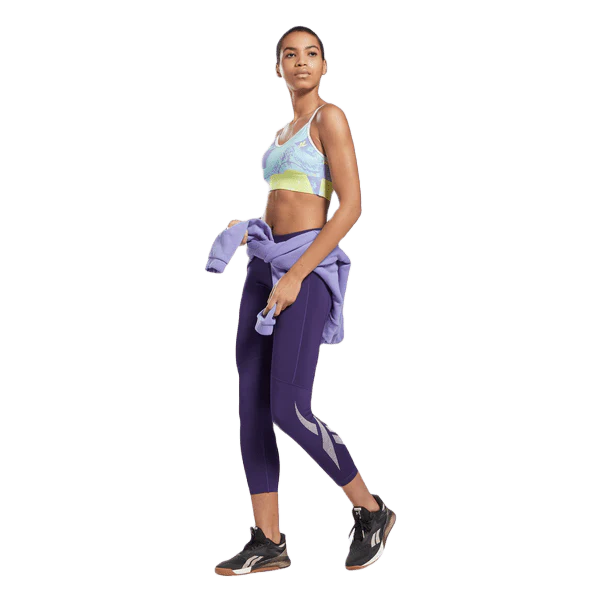 REEBOK WORKOUT READY AOP BRA - Image 4