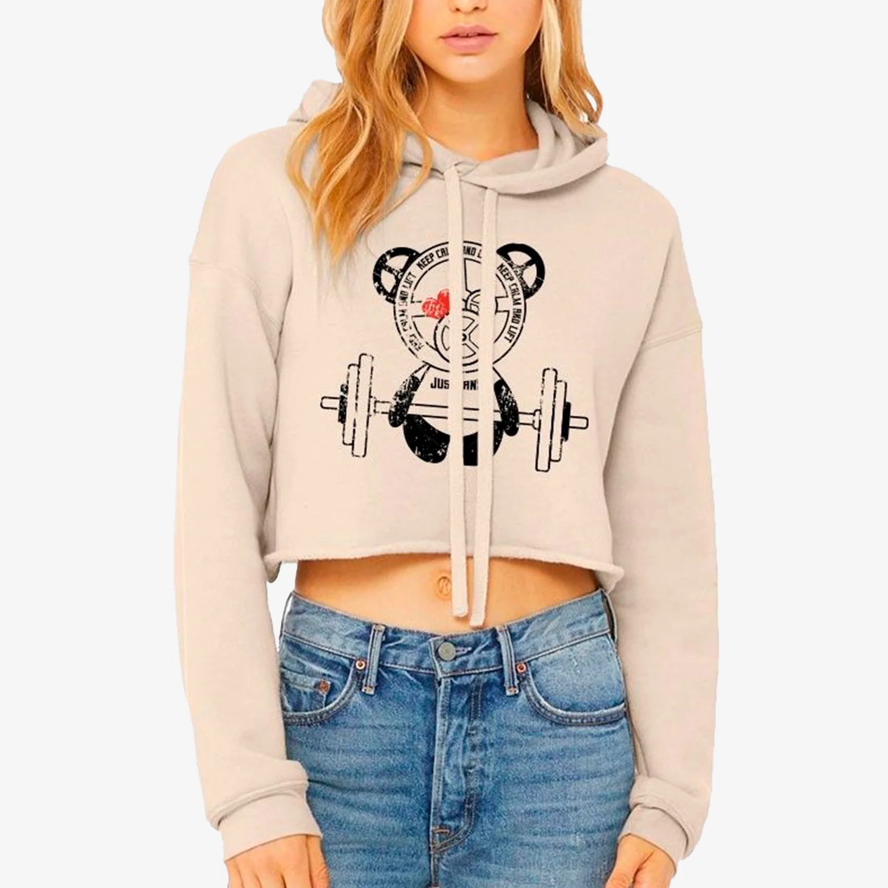 SWEET PANDA LIFT 2.0 CROP HOODIE