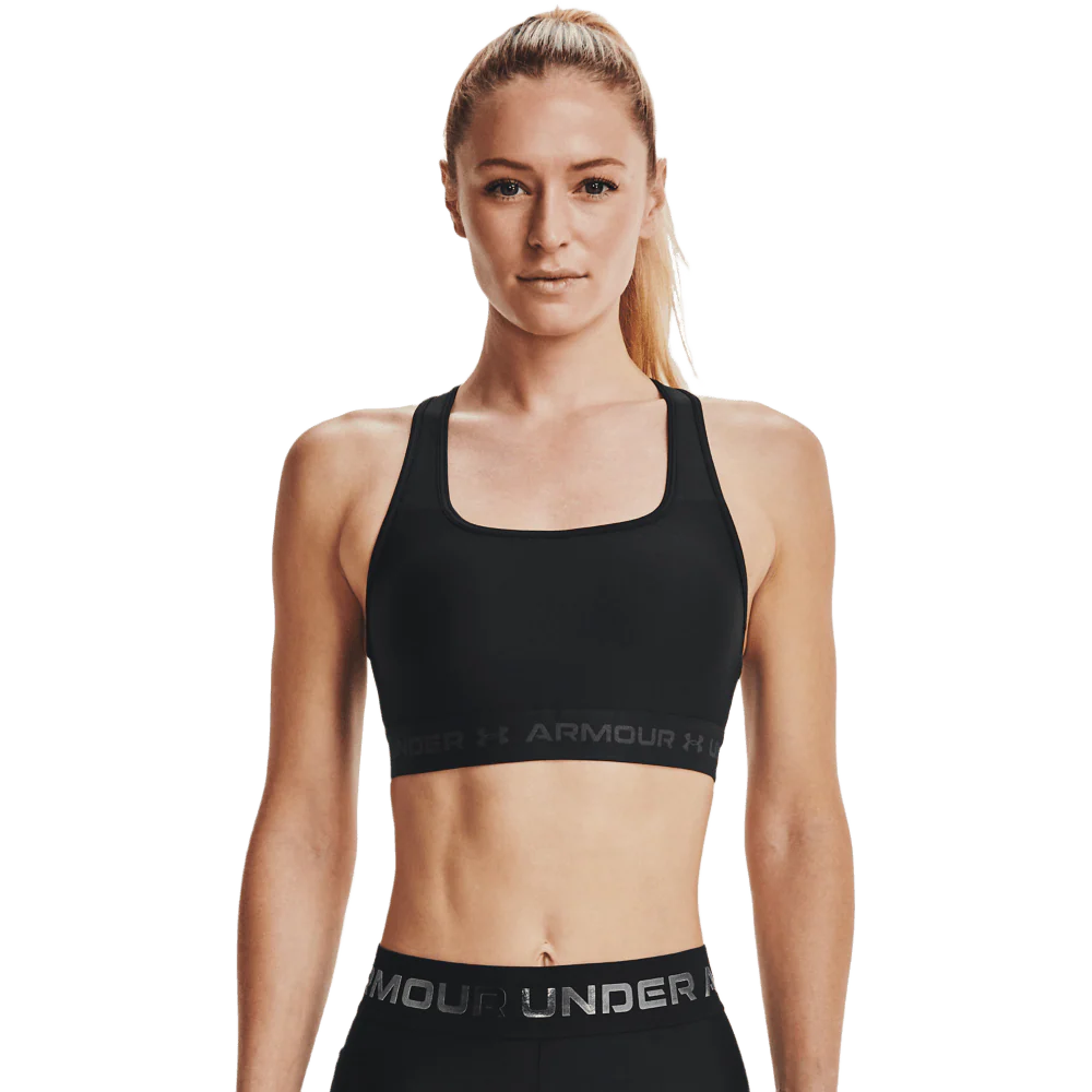 TOP UNDER ARMOUR MID CROSSBACK - MEDIUM IMPACT
