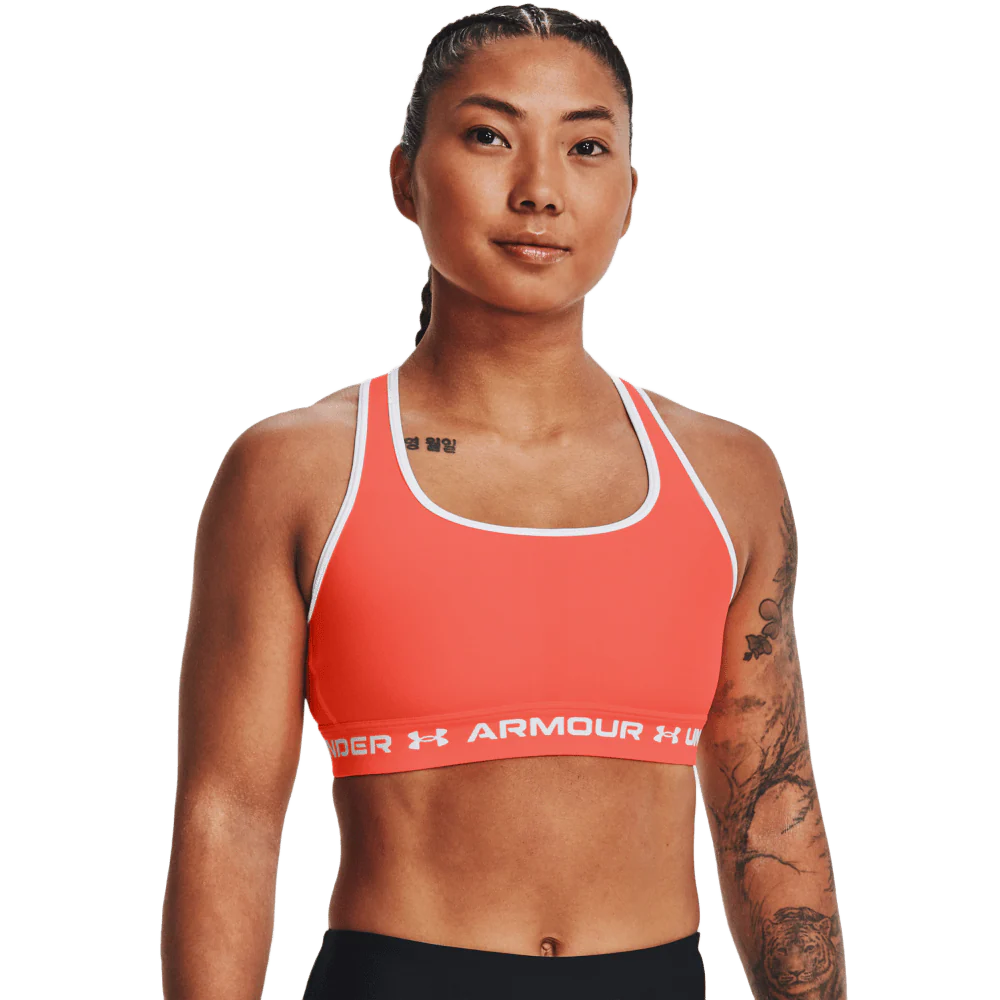 TOP UNDER ARMOUR MID CROSSBACK - MEDIUM IMPACT