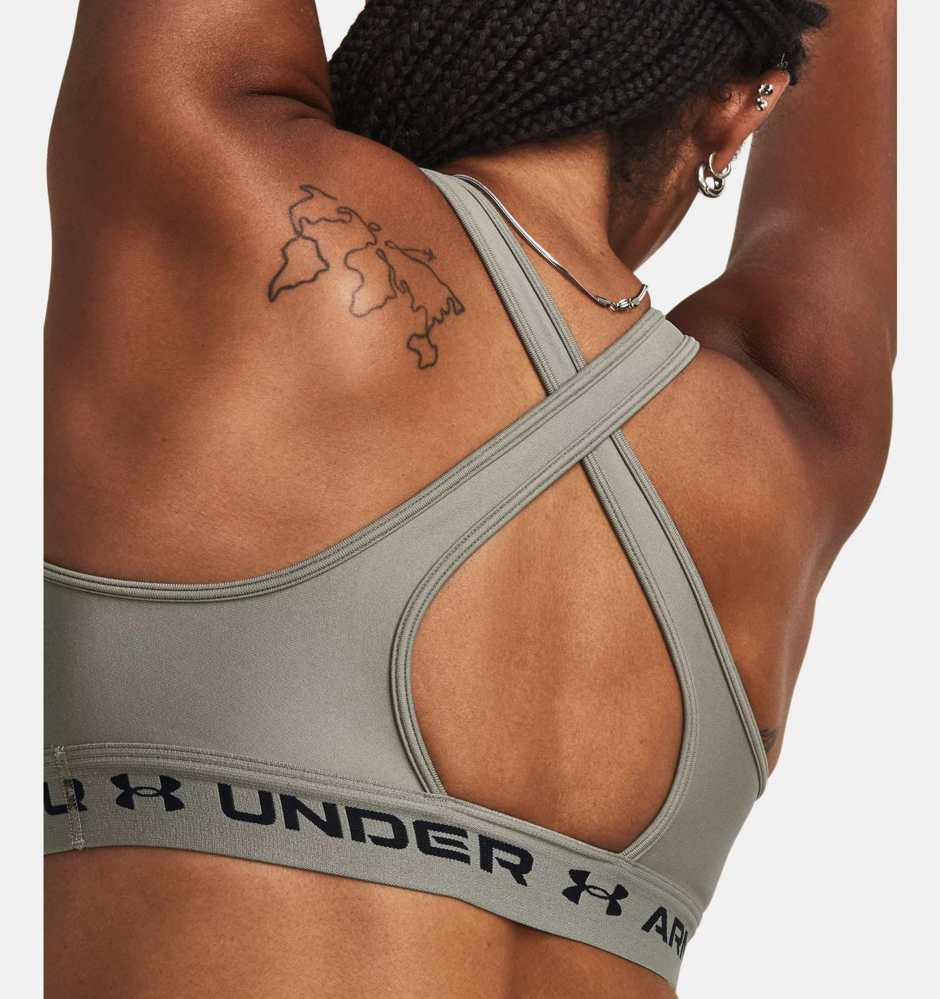 TOP UNDER ARMOUR MID CROSSBACK - MEDIUM IMPACT - Image 3