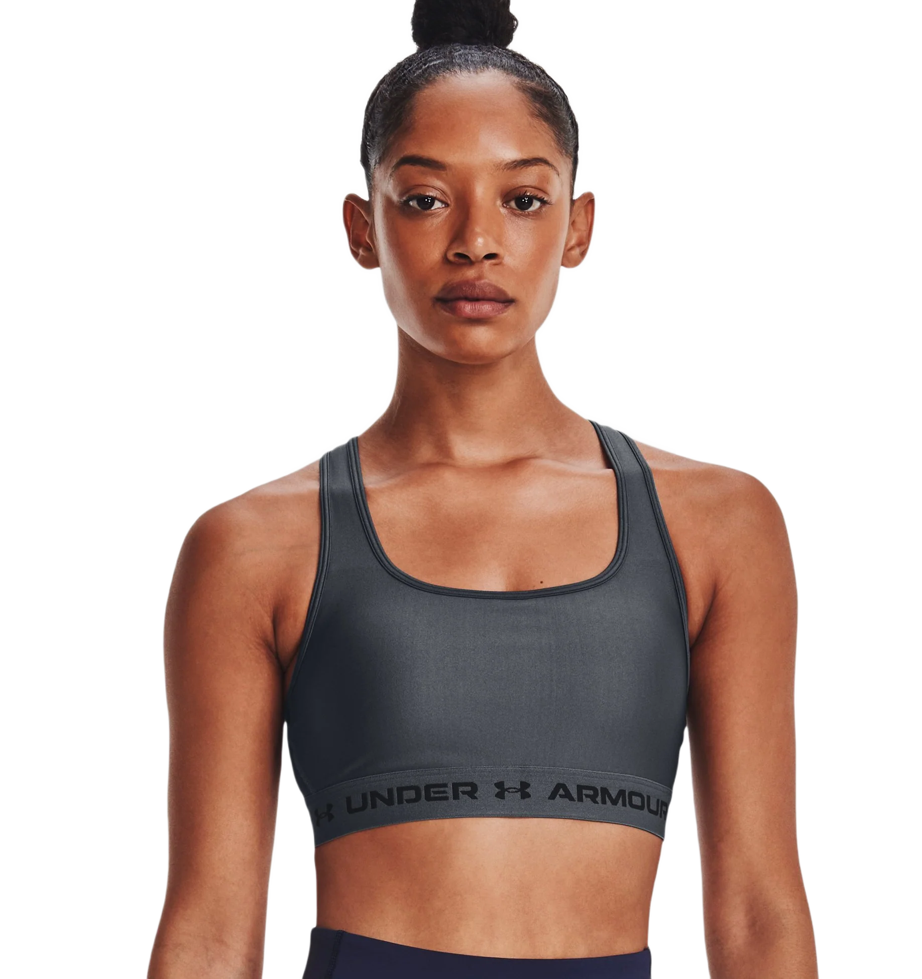 TOP UNDER ARMOUR MID CROSSBACK - MEDIUM IMPACT