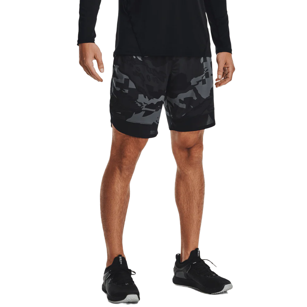 UNDER ARMOUR TRAIN STRETCH CAMO SHORTS